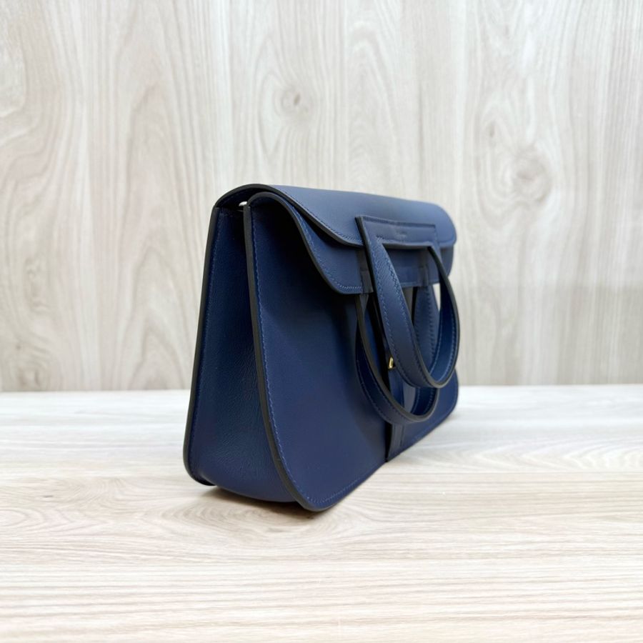 HERMES 送禮首選✨BZ NAV海軍藍 SWIFT皮MINI HALZAN-4