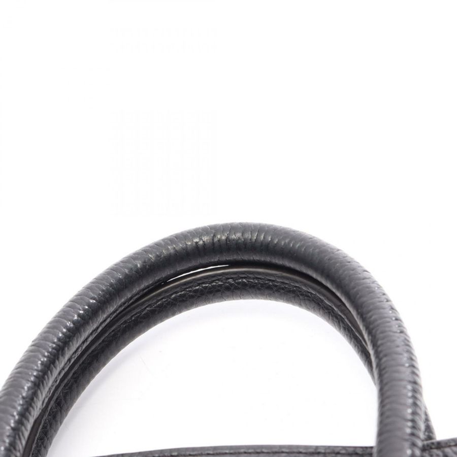 CELINE Luggage Nano Shopper 單肩斜背包 黑色真皮二手女款-14