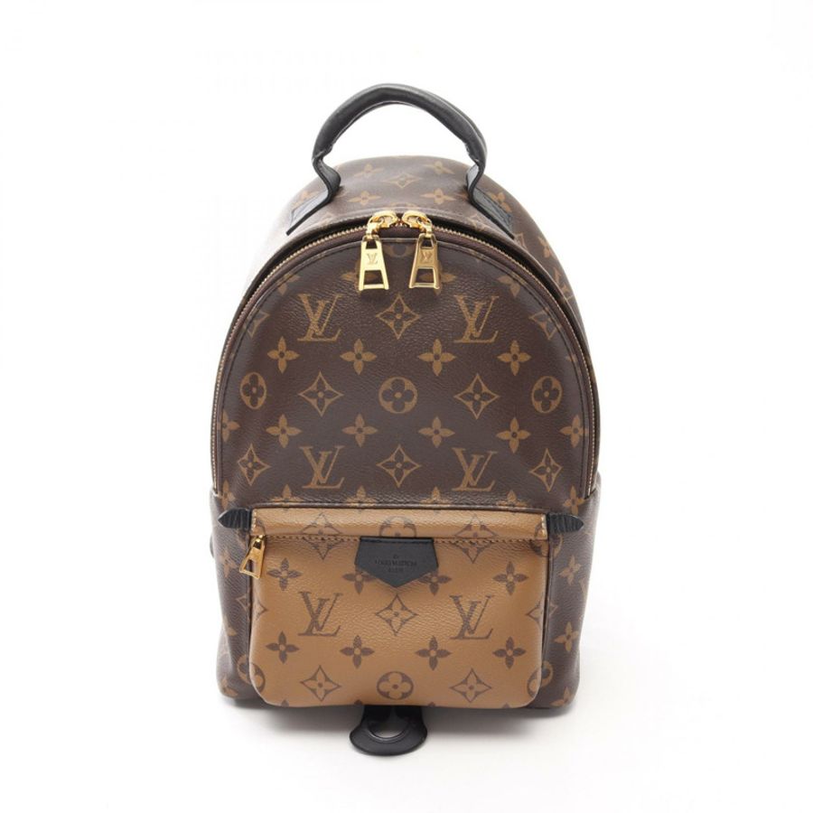 路易威登 Palm Springs 雙肩包 PM 款 M44870 Monogram Reverse 帆布-0