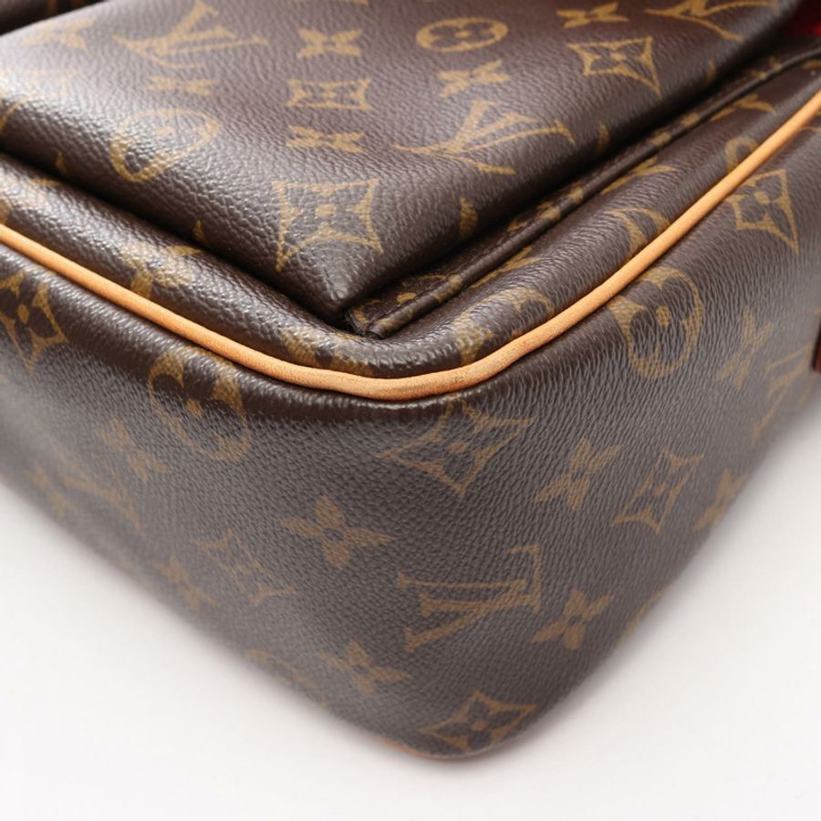 路易威登 Vivacite GM 單肩手提包 M51163 Monogram 帆布皮革二手-8