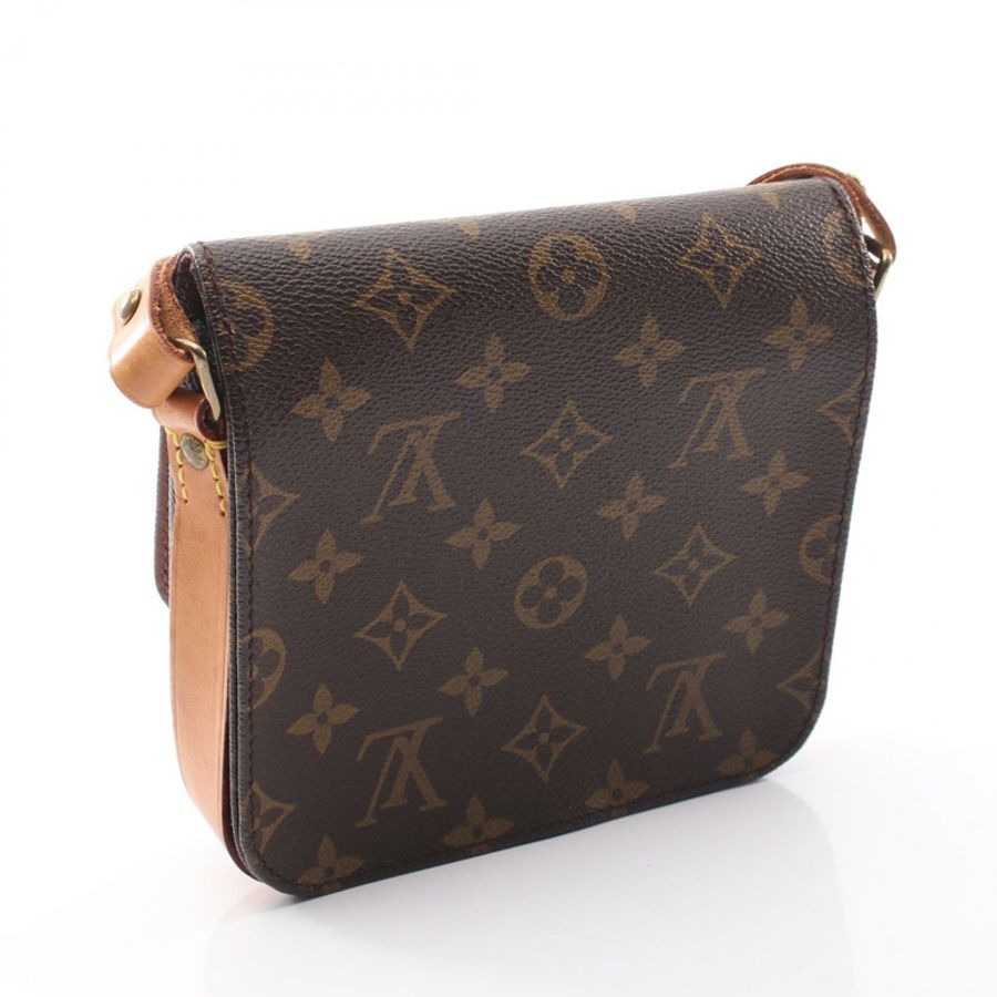 路易威登 Cartouchiere PM 單肩斜背包 M51254 Monogram 帆布 二手-1