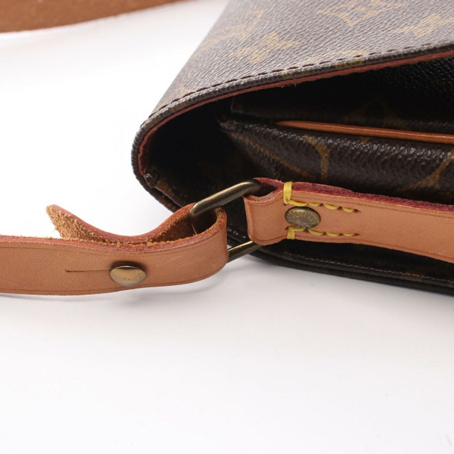 路易威登 Cartouchiere PM 單肩斜背包 M51254 Monogram 帆布 二手-9