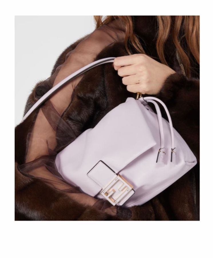 Fendi 女士 Mamma Baguette 中號單肩包均碼碼中號、26.5cm*8.5cm*18cm-5