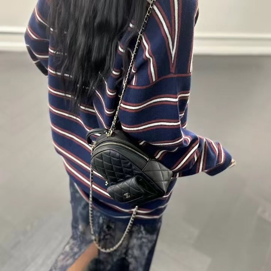 CHANEL香奈兒24Cmini黑金小書包芯片款全配🈶購證👩🏽‍🎓🧑🏻‍🎓-27