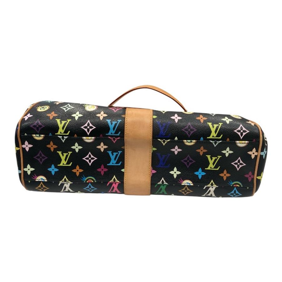 LOUIS VUITTON 路易威登 村上隆 EYE LOVE YOU 黑色 三彩 手提包-5