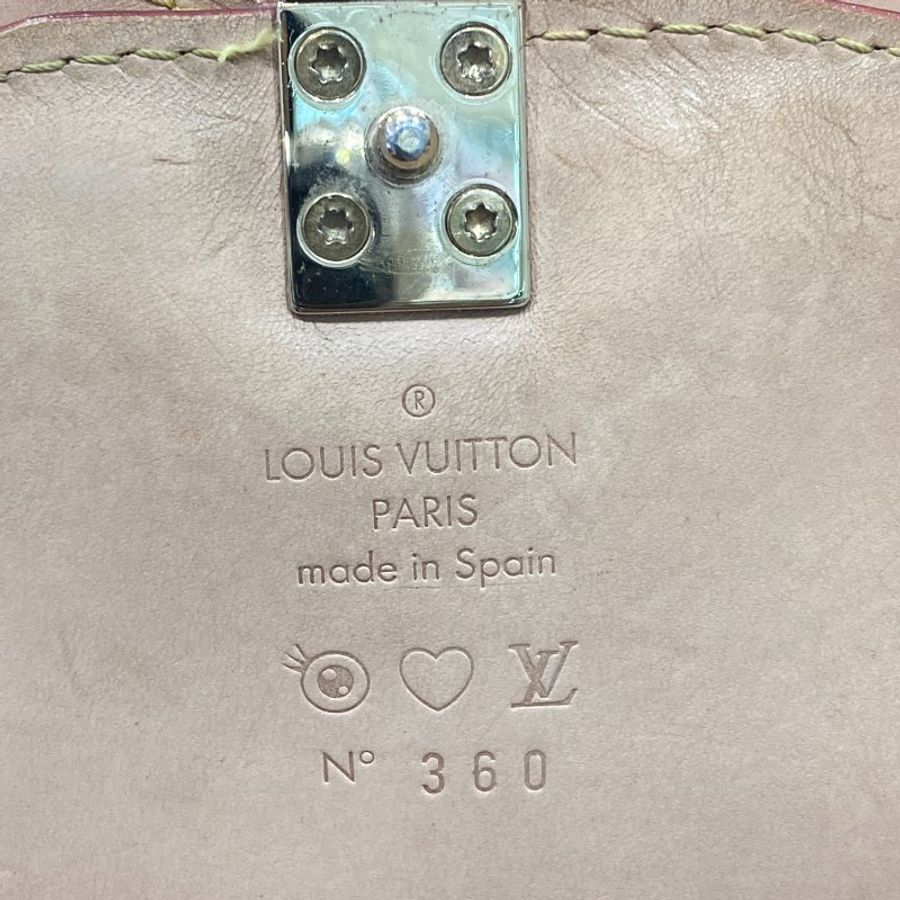 LOUIS VUITTON 路易威登 村上隆 EYE LOVE YOU 黑色 三彩 手提包-13
