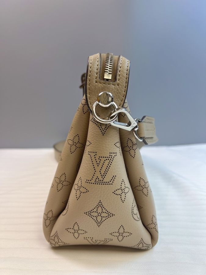 95新 LV 全皮大象灰 Hand It All月光女神 芯片款 底長29cm-9