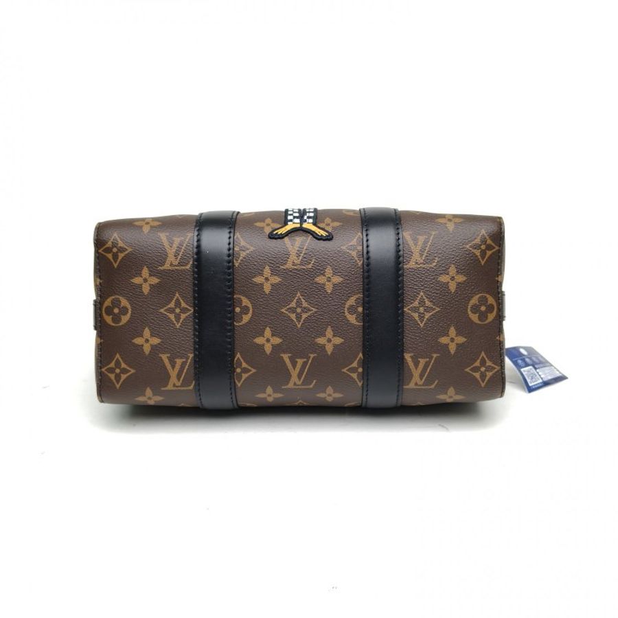 LOUIS VUITTON KEEPALLCity老花PVC玩偶系列肩背包-4