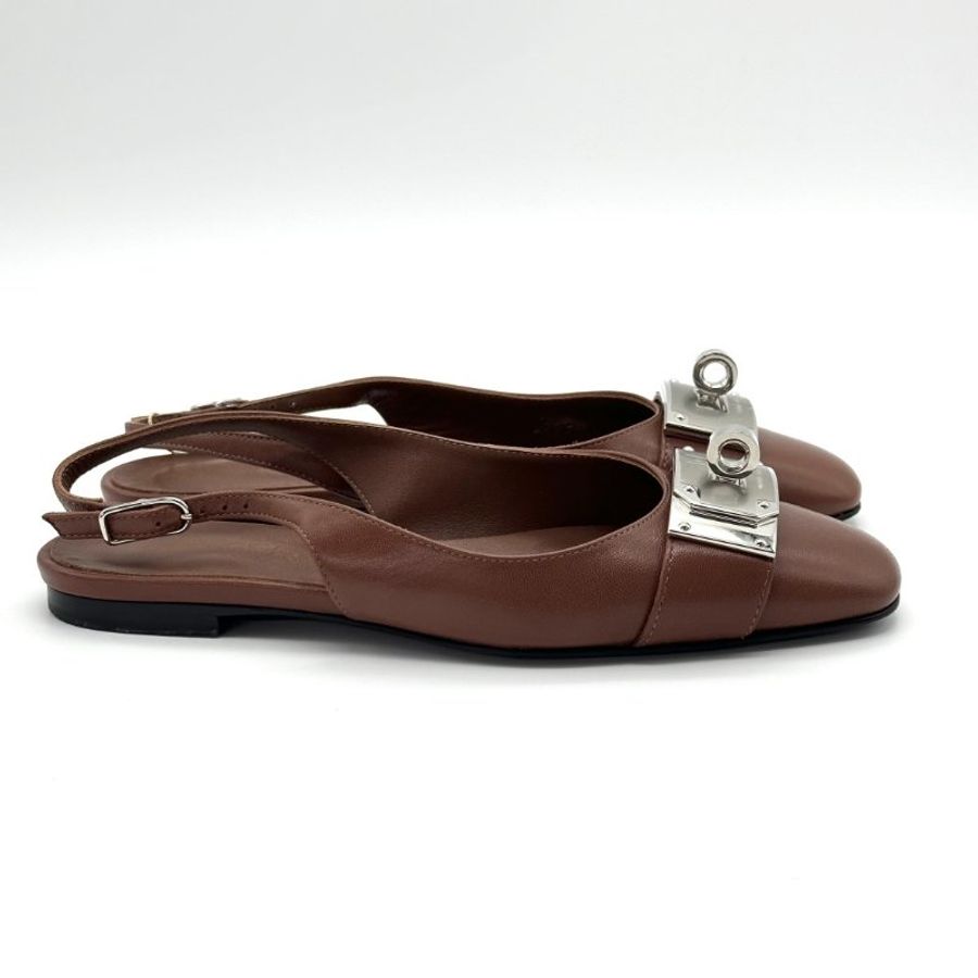 HERMES/愛馬仕36碼kelly扣涼鞋-4