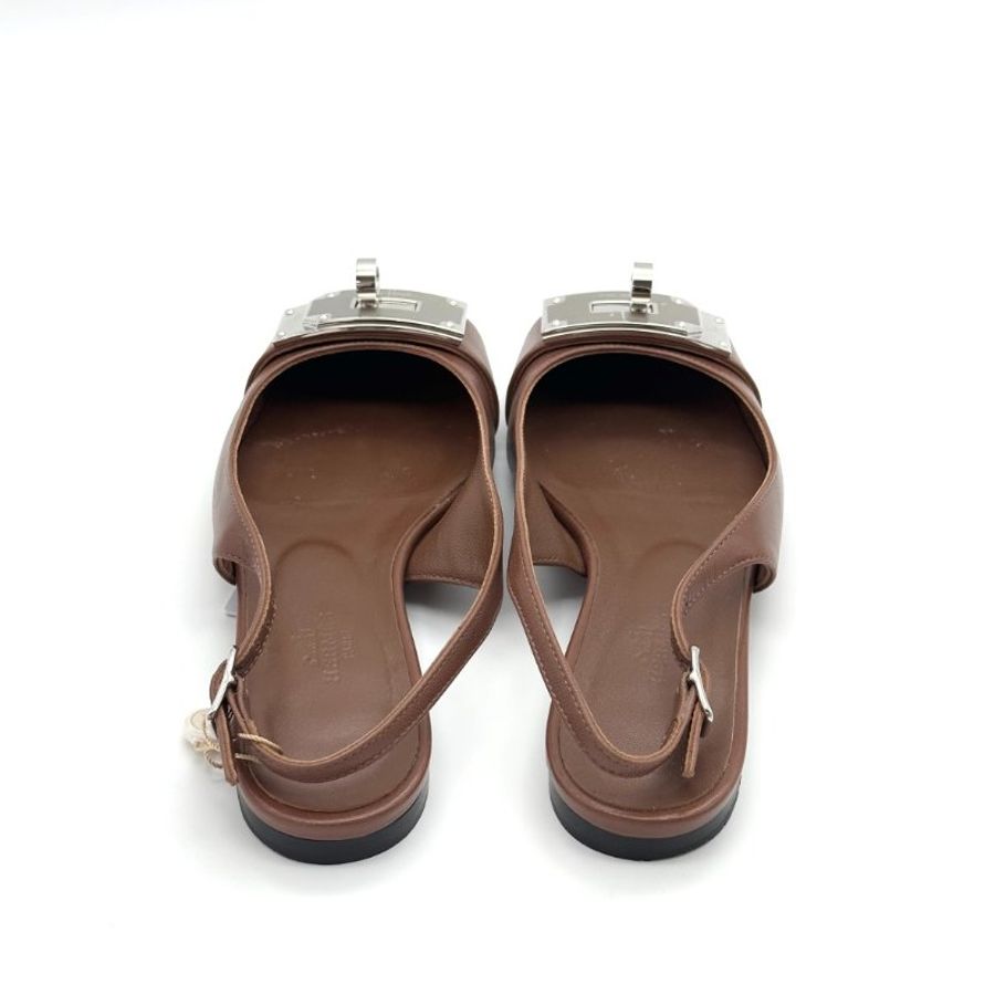 HERMES/愛馬仕36碼kelly扣涼鞋-5