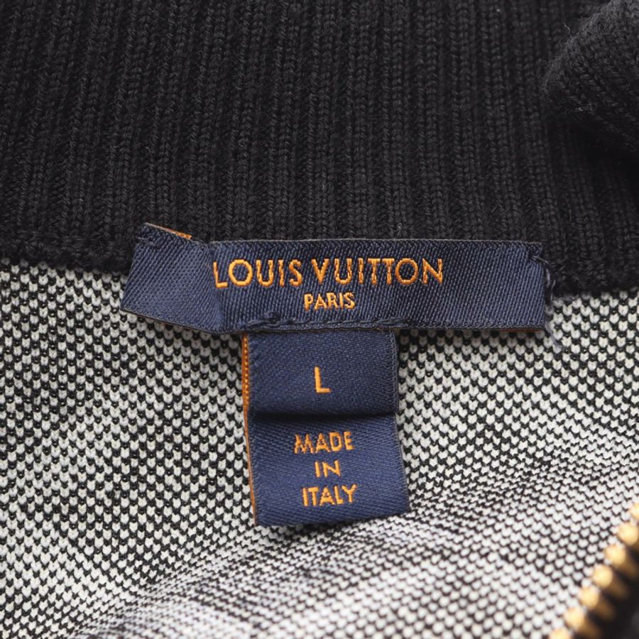 路易威登 Since1854 Monogram Zip-Up Knit Other jackets RW211A ZIF FKKC99 wool Nylon Black Used Women-2