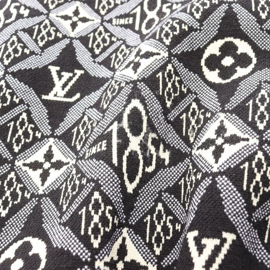 路易威登 Since1854 Monogram Zip-Up Knit Other jackets RW211A ZIF FKKC99 wool Nylon Black Used Women-8