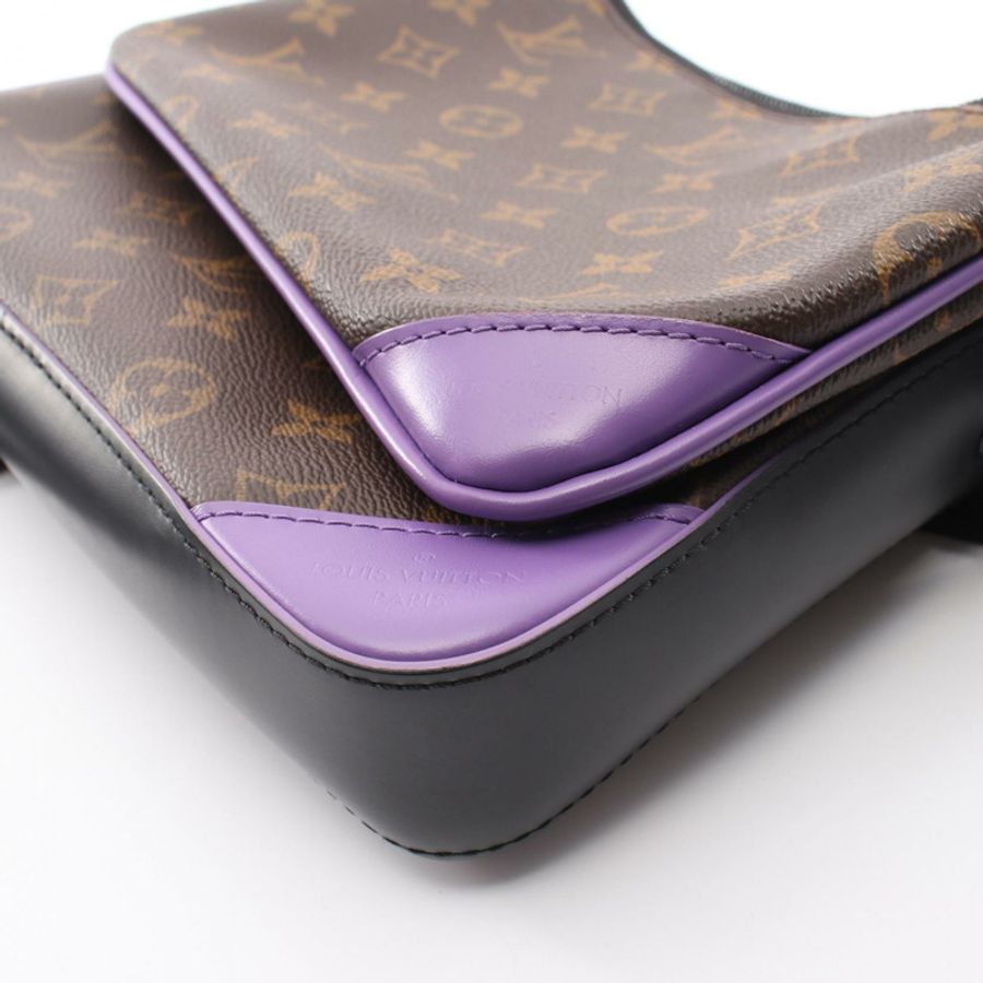路易威登 Trio 斜背包 M46266 Monogram macassar 帆布 二手-6
