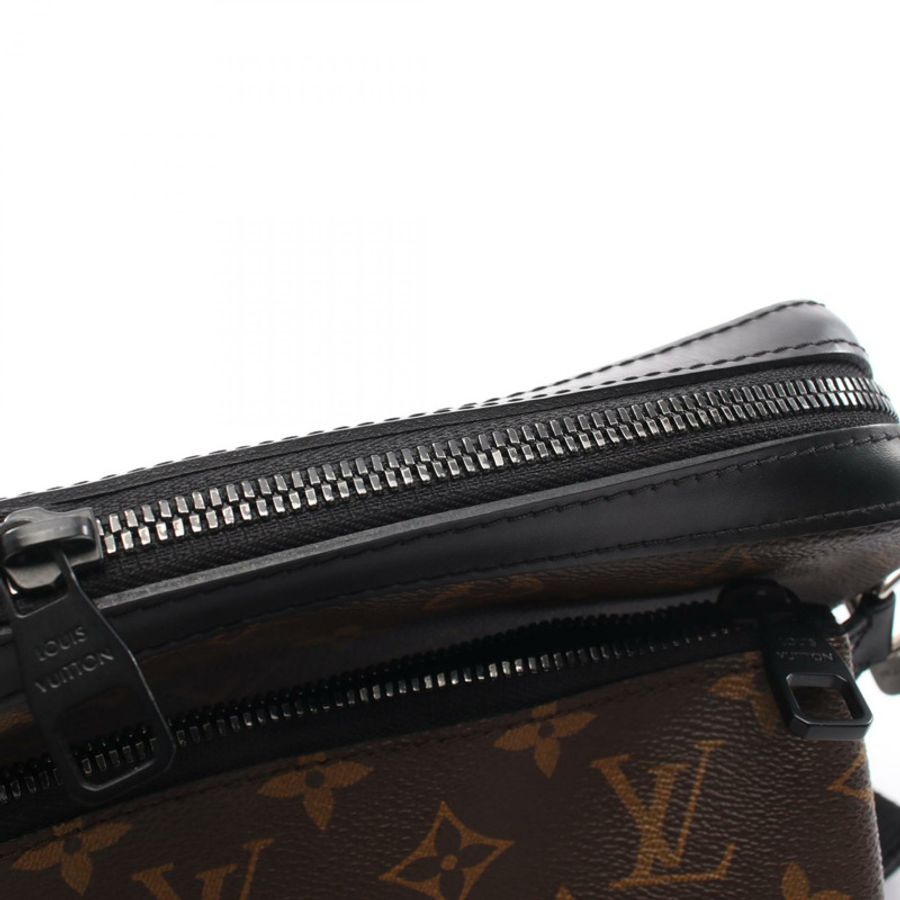路易威登 Trio 斜背包 M46266 Monogram macassar 帆布 二手-7