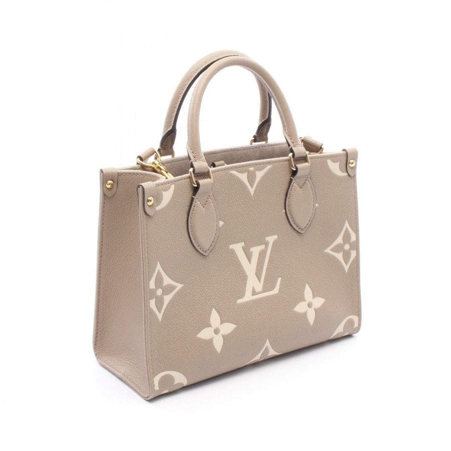 路易威登 OnTheGo PM 雙色單肩手提包 M45779 Monogram empreinte LV-1