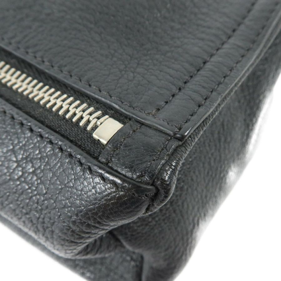 GIVENCHY 牛皮皮革Pandora Wristlet Pouch銀扣手拿包-10