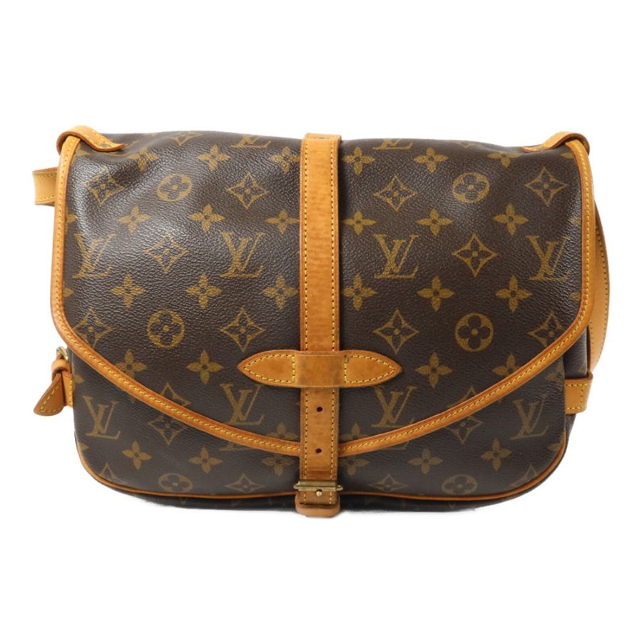 LOUIS VUITTON Monogram Saumur 30肩背袋-1