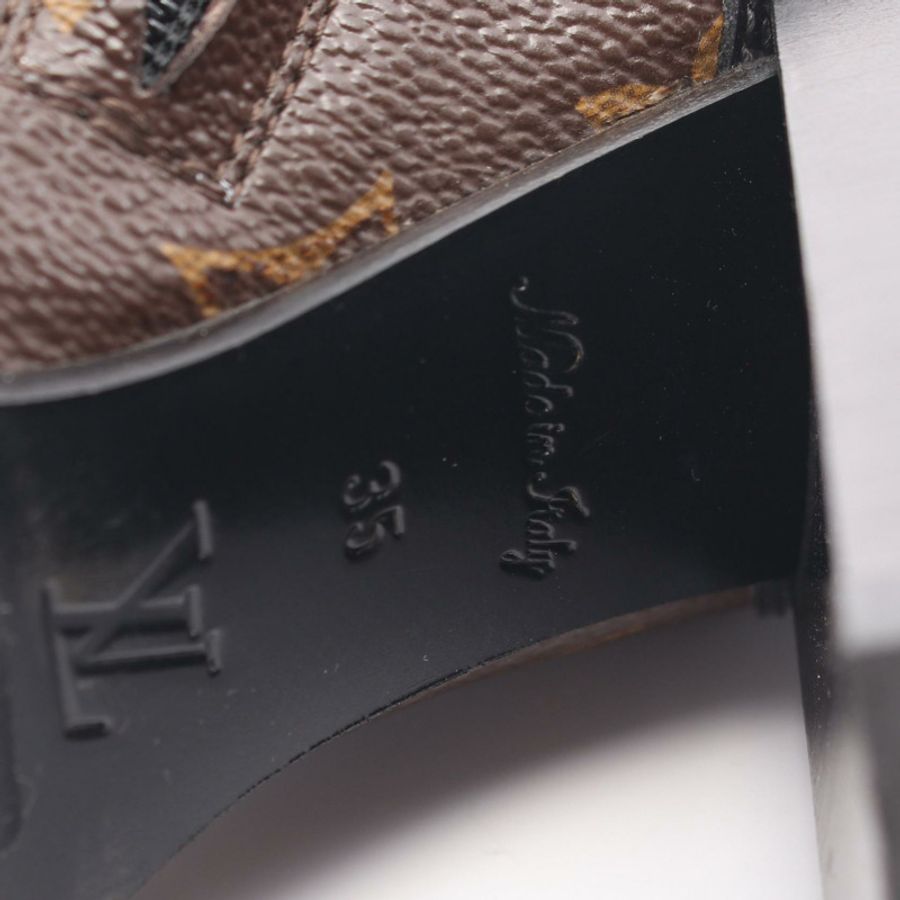 路易威登 (LOUIS VUITTON) Startrail 系列 Ancre 靴子 1A2Y7W Monogram 帆布皮革 二手 #35-5