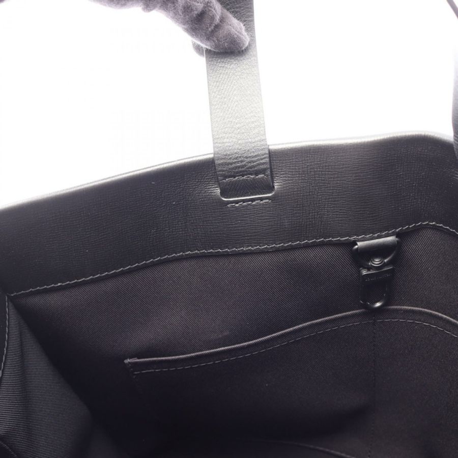 路易威登 Shopper Tote MM 單肩斜背包 M28309 黑色皮革二手-6