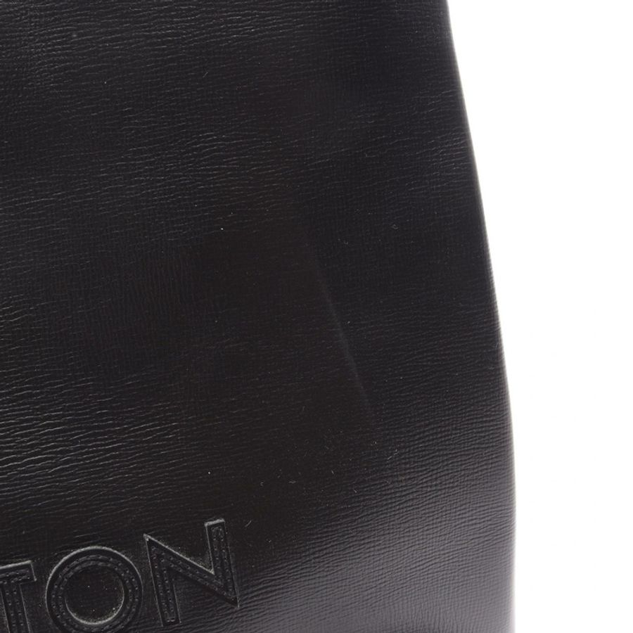路易威登 Shopper Tote MM 單肩斜背包 M28309 黑色皮革二手-10