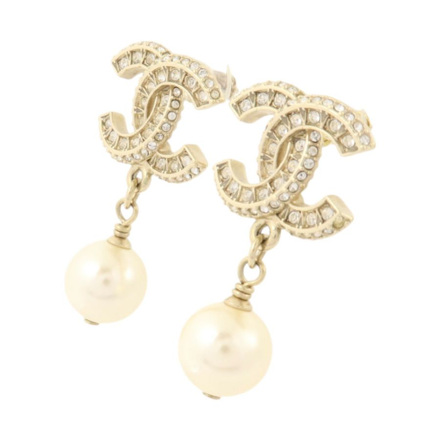 CHANEL 金屬/PVC Earrings耳環-1