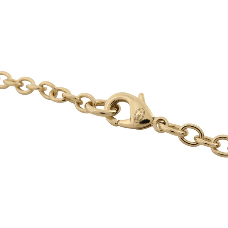 CHANEL 金屬Lion Book Locket Pendant Necklace金扣項鏈-7