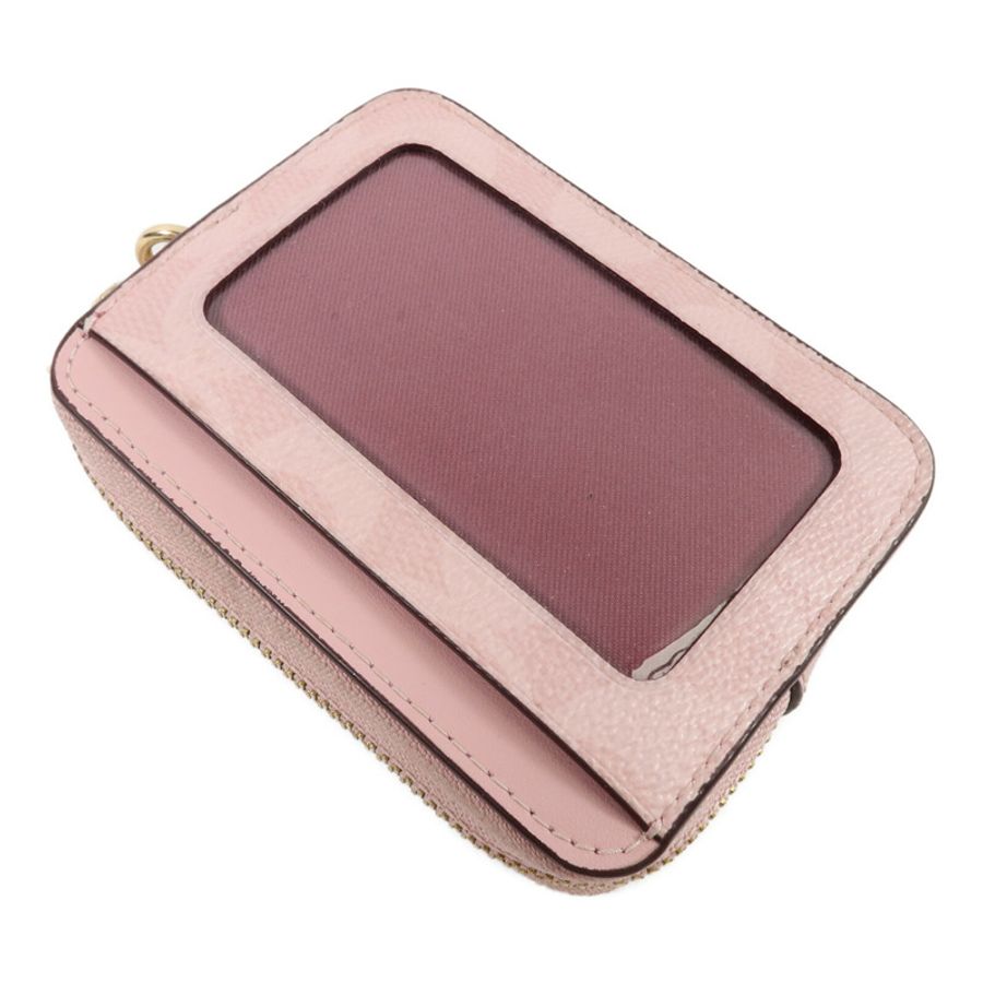 COACH 塗層帆布Zip Card Case卡片套-3