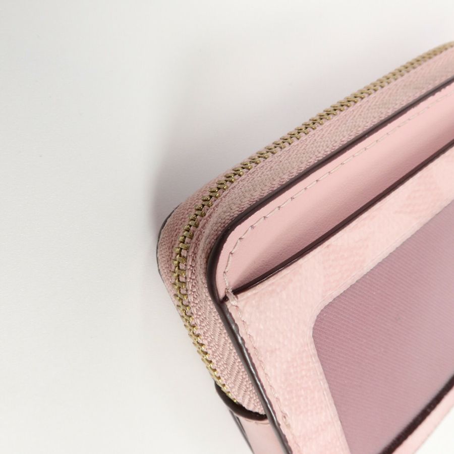 COACH 塗層帆布Zip Card Case卡片套-14