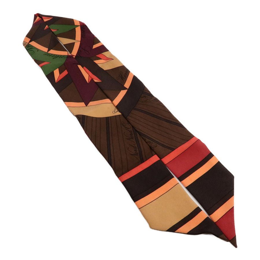HERMES 絲質Twilly絲巾-3