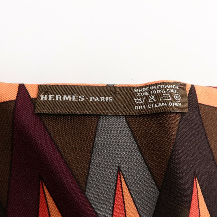 HERMES 絲質Twilly絲巾-7