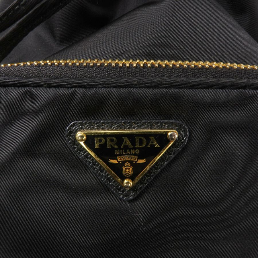 PRADA 尼龍Duet Re-Nylon Bucket手挽肩背兩用袋-6