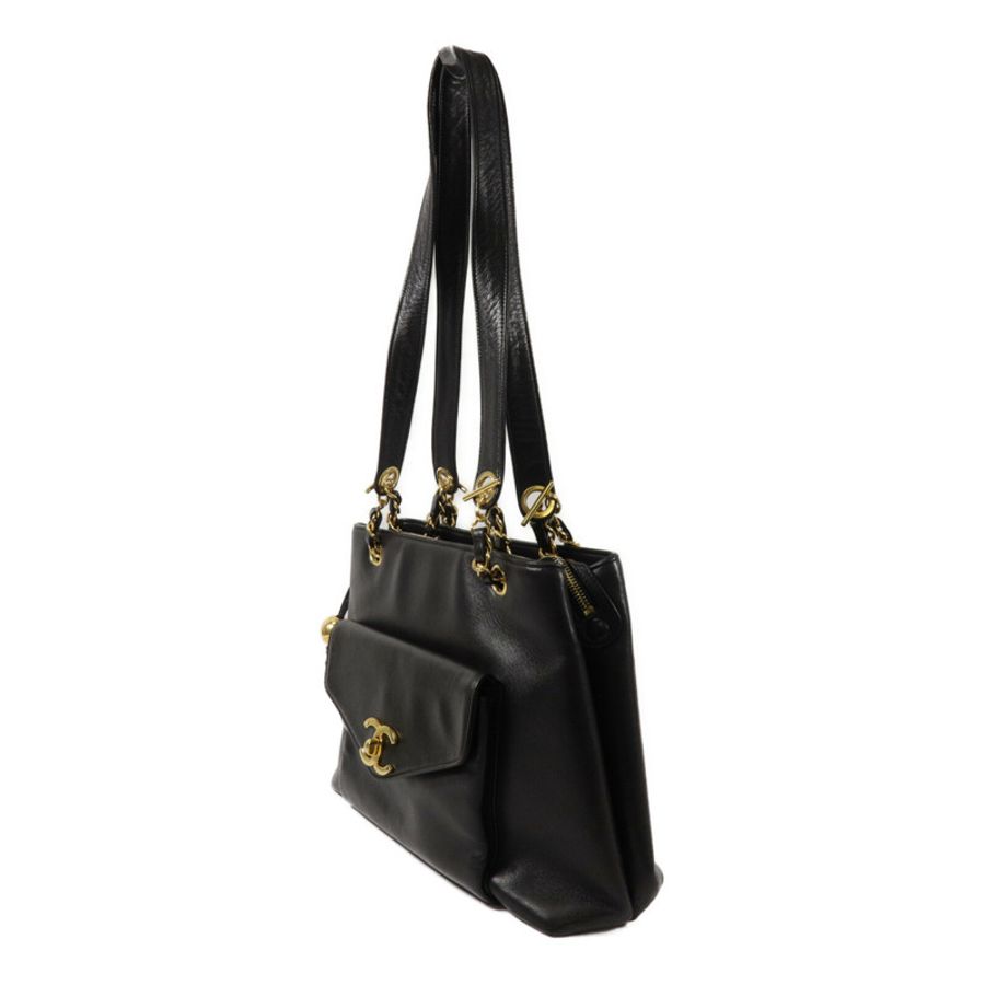 CHANEL 羊皮皮革Vintage Tote手挽袋-2