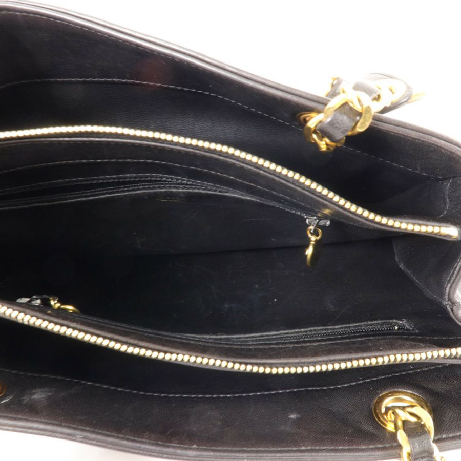 CHANEL 羊皮皮革Vintage Tote手挽袋-4
