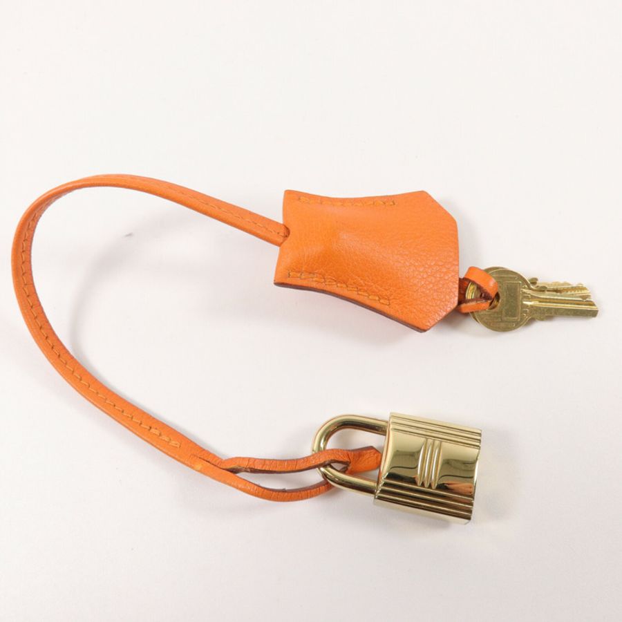 HERMES Swift皮革Kelly 28手挽肩背兩用袋Orange H-7