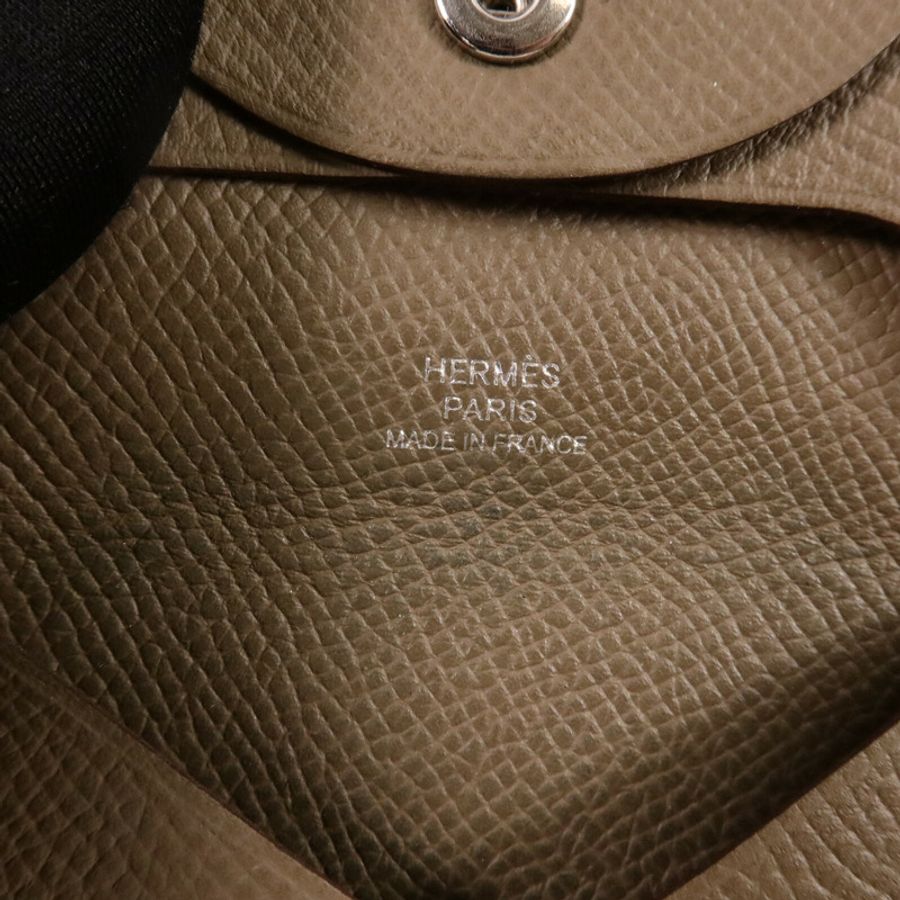 HERMES Epsom皮革Bastia零錢包Eoupe-6