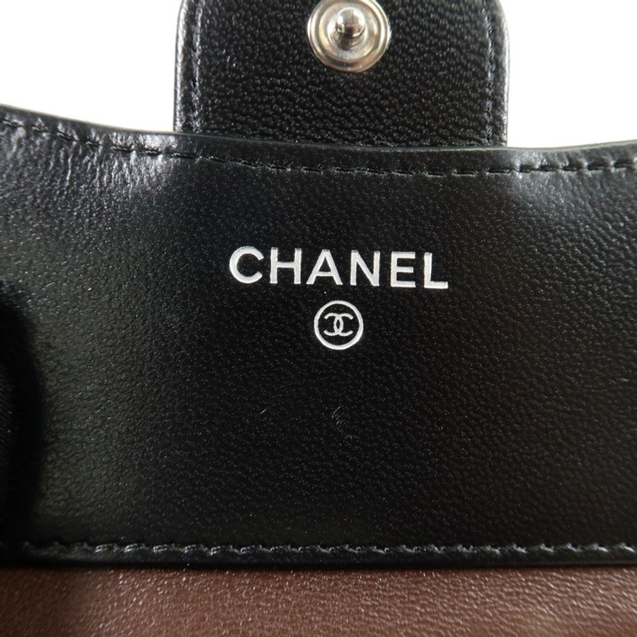 CHANEL 羊皮皮革Wallet錢包-6