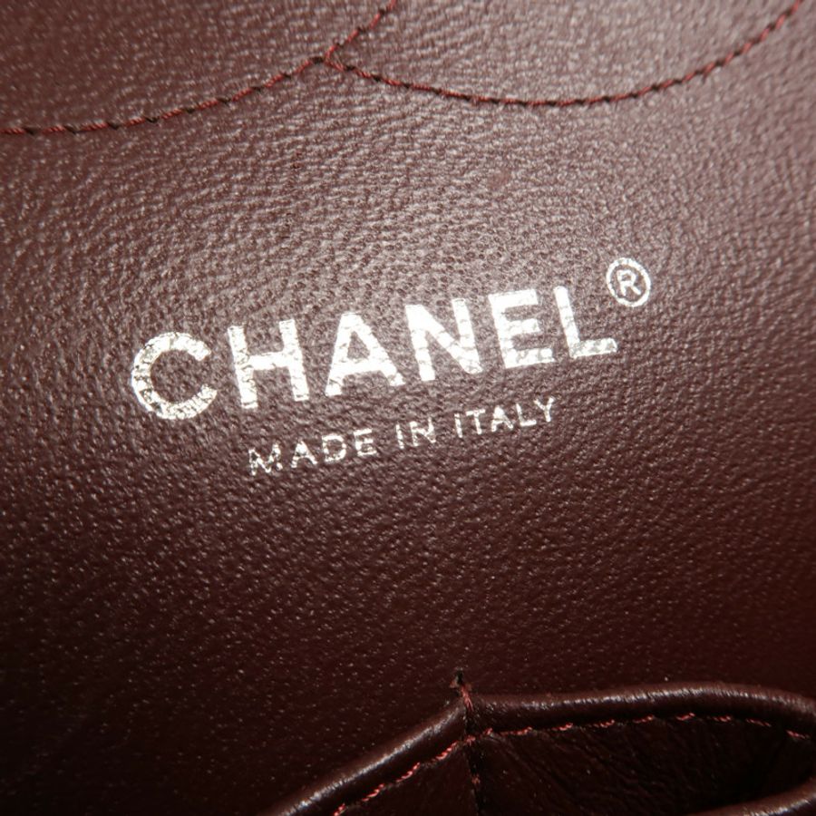 CHANEL 羊皮皮革Large Classic鏈帶肩背袋-5