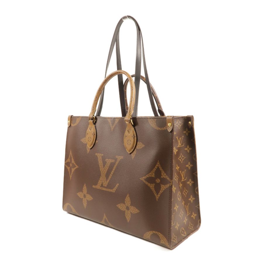 LOUIS VUITTON Monogram Giant On The Go MM金扣手挽肩背兩用袋-2