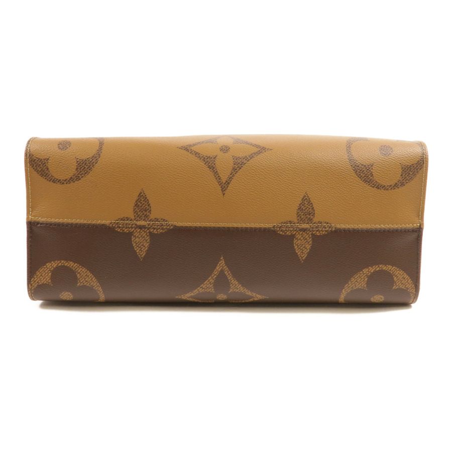LOUIS VUITTON Monogram Giant On The Go MM金扣手挽肩背兩用袋-3