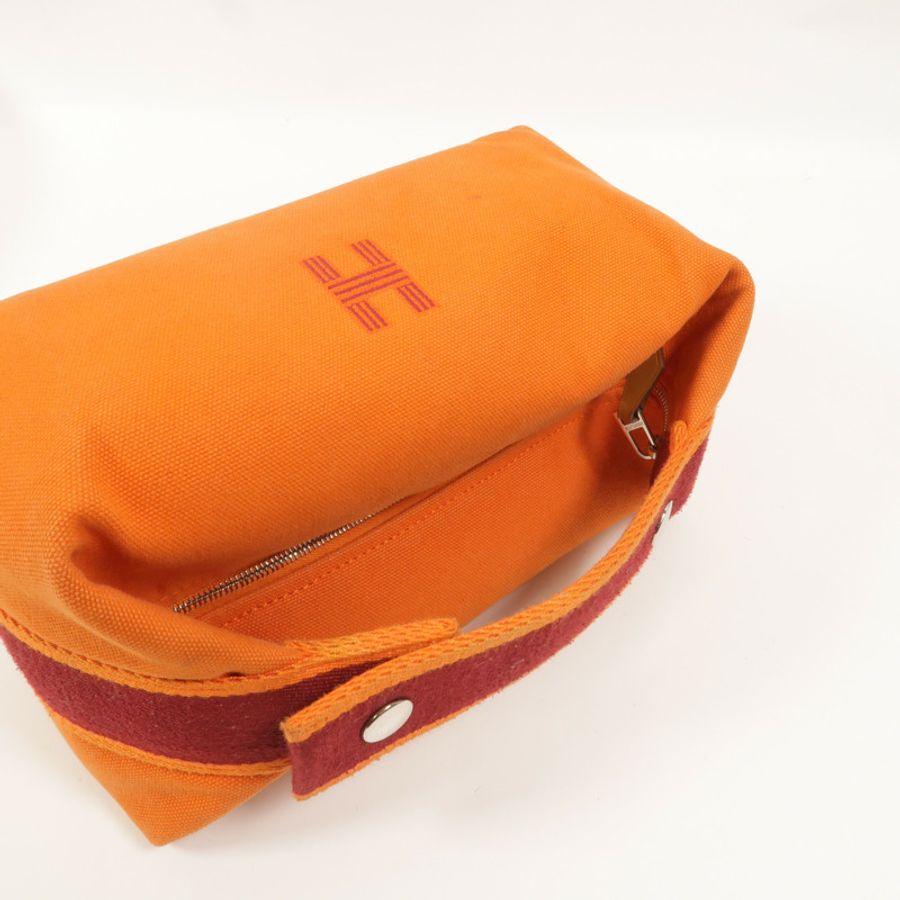HERMES 帆布Bride a Brac PM手挽袋-7