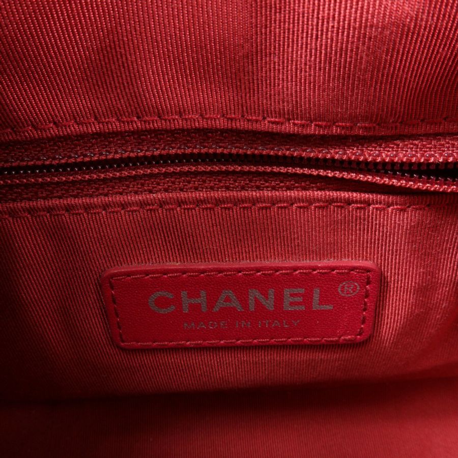 CHANEL 牛皮皮革Gabrielle Small鏈帶肩背袋-5