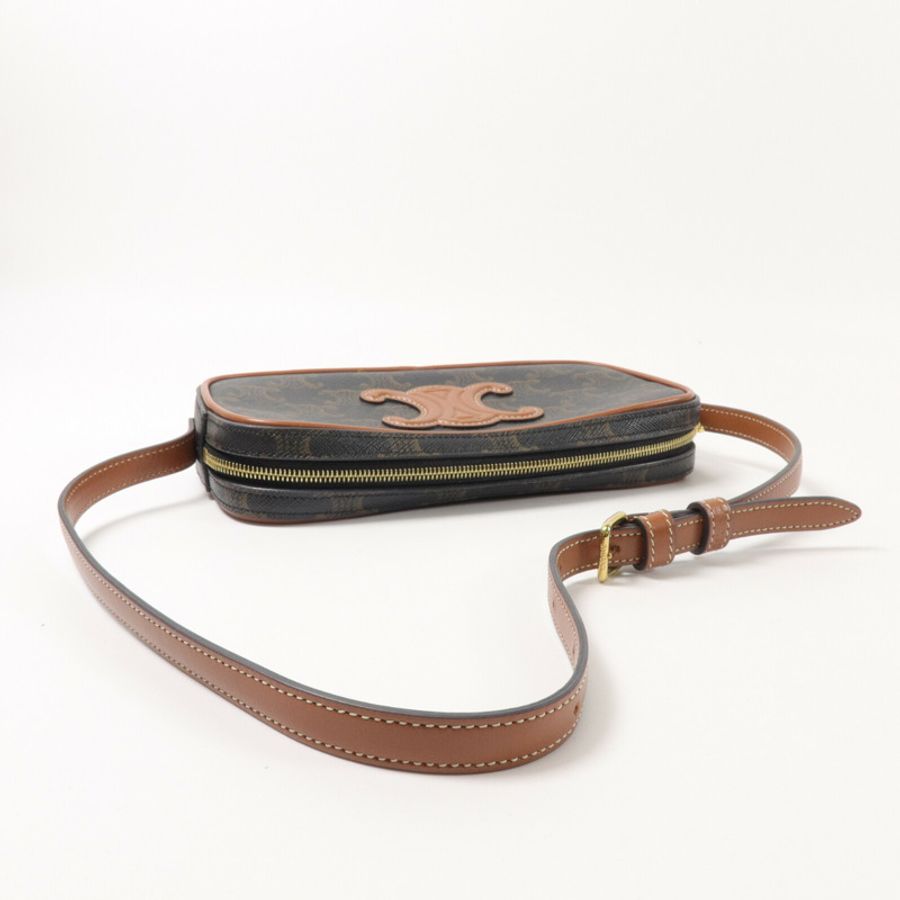 CELINE 塗層帆布Mini Camera Bag-8