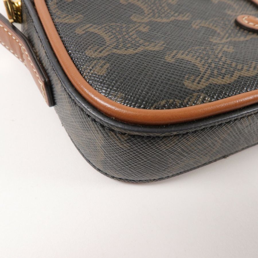 CELINE 塗層帆布Mini Camera Bag-9