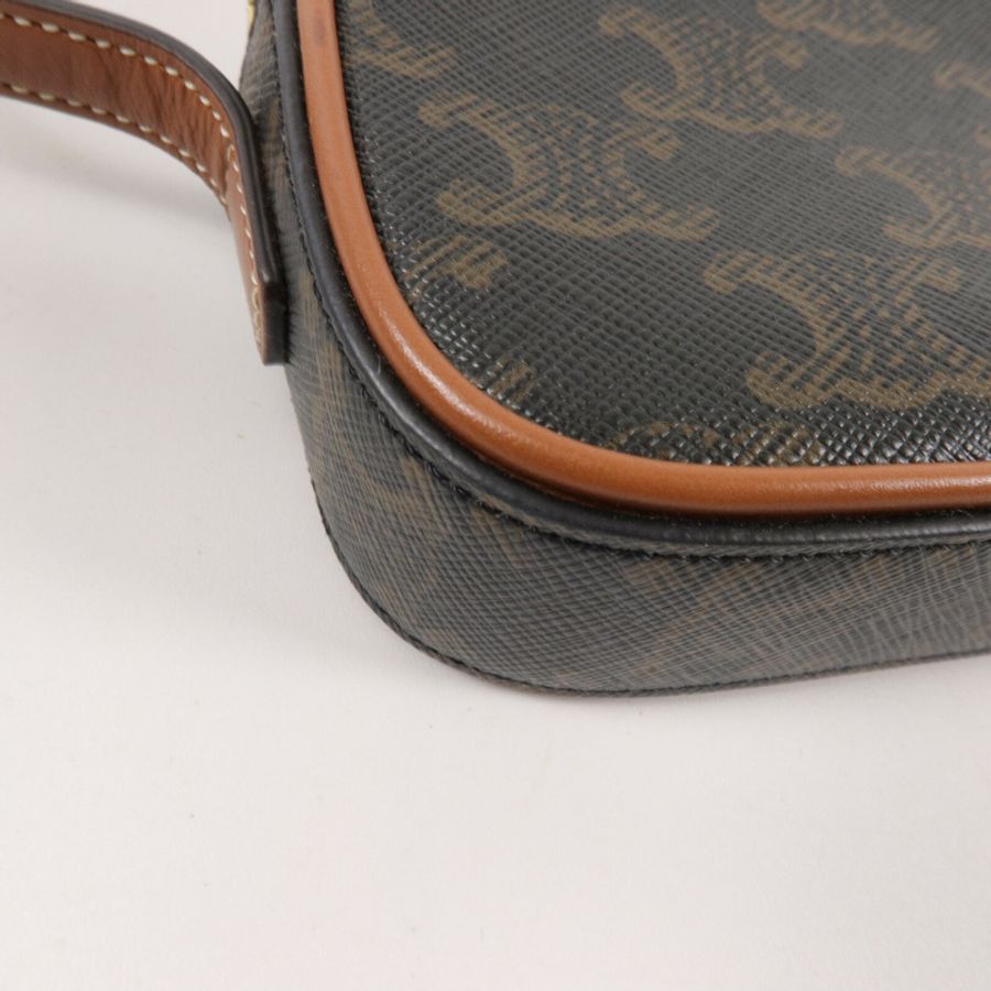 CELINE 塗層帆布Mini Camera Bag-11