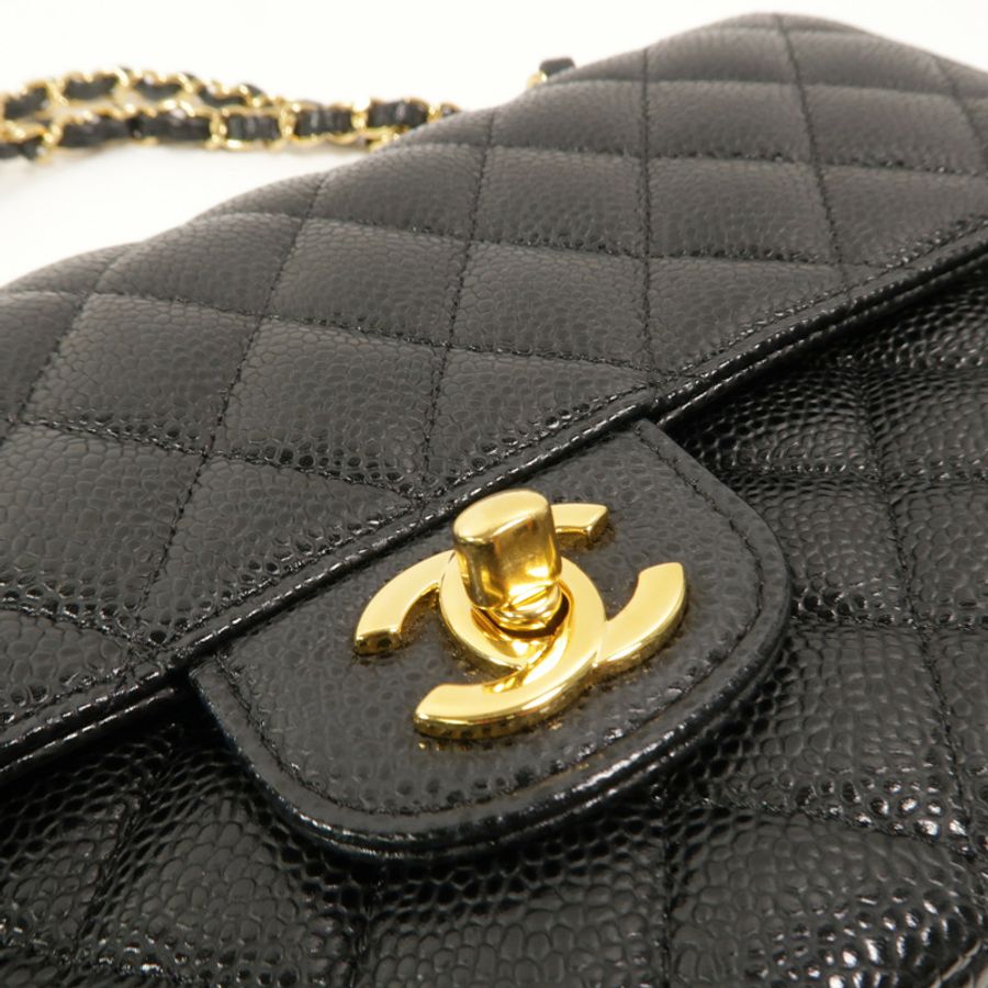 CHANEL 牛皮皮革Classic 25鏈帶肩背袋-9