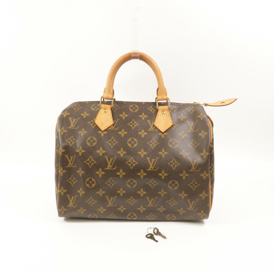 LOUIS VUITTON Monogram Speedy 30手挽袋-9