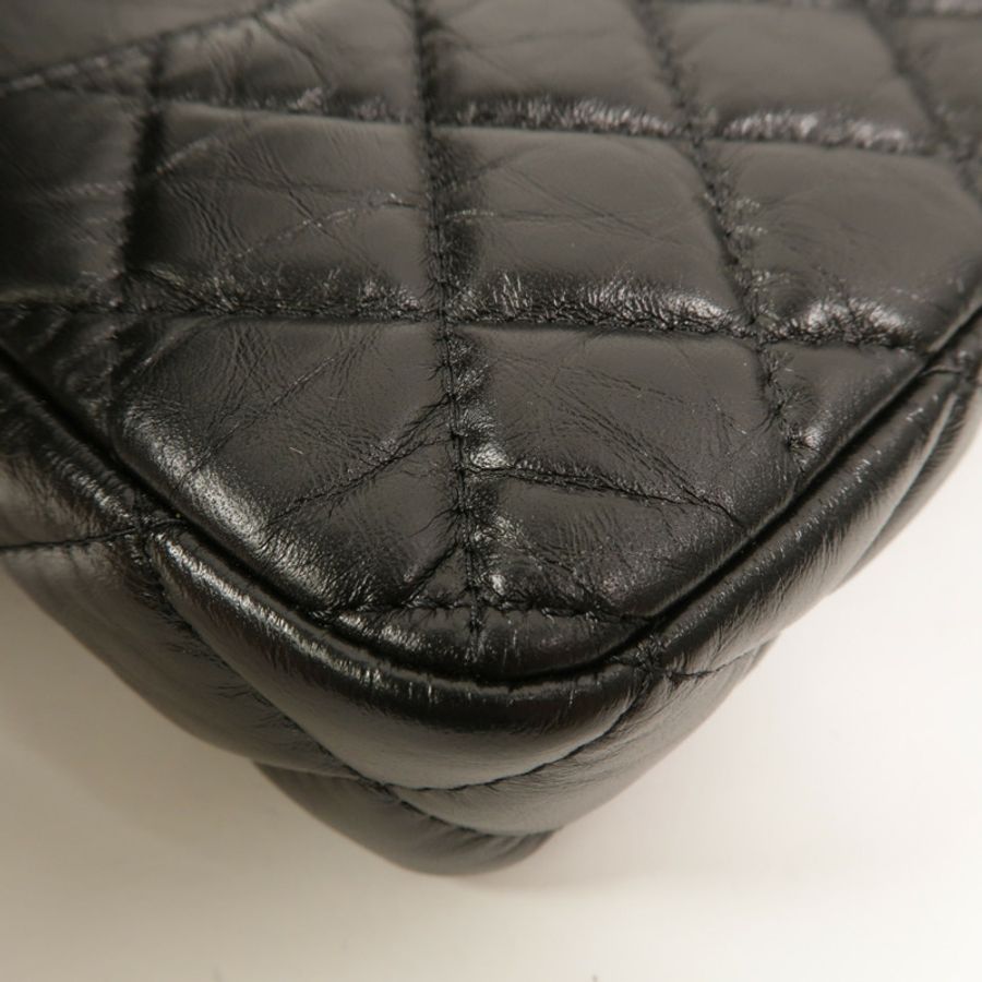 CHANEL 牛皮皮革2.55 Phone Bag鏈帶肩背袋-13