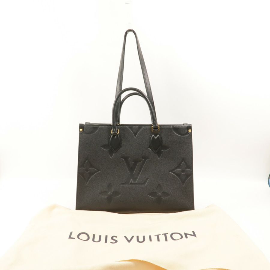 LOUIS VUITTON Monogram Empreinte On The Go MM手挽肩背兩用袋-8
