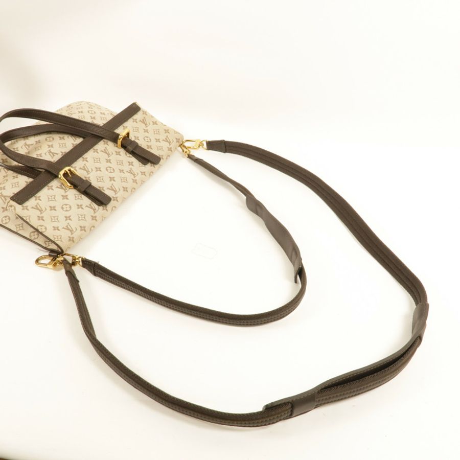 LOUIS VUITTON Monogram Mini Francoise手挽肩背兩用袋-5