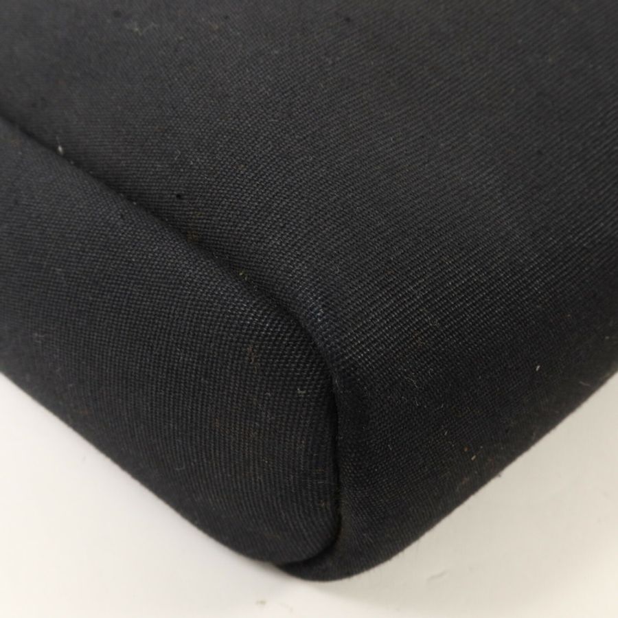 HERMES 帆布Vintage Herbag Mini肩背袋Noir-17